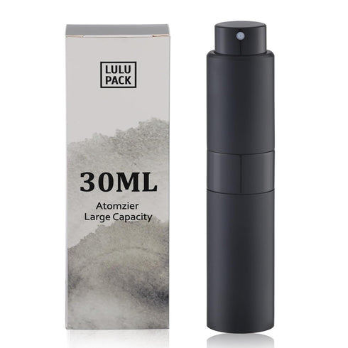 1oz Perfume Atomizer, 30ML Empty Cologne Spray Bottle, Travel Perfume Sprayer Dispenser (1PCS, Black)...