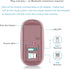 Wireless Mouse for MacBook Pro MacBook Air Mac iMac Desktop Computer Chromebook Win7/8/10 PC HP Dell Laptop (Rose Gold)...