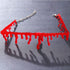 Dripping Blood Choker Halloween Necklace for Women Vampire Costume Accessories Slit Throat Bloody Choker Necklace for Girls Halloween Party Favors...