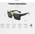 Dollger Square Oversized Sunglasses Flat Top Thick Plastic Super Dark Gangster Luxury Shades 57mm...