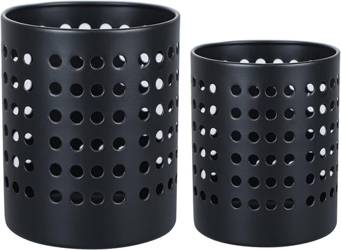 KSENDALO 2Pack Utensil Drying Rack(5.31"&4.72" High), Metal Utensil Holder Sink Silverware Holder Utensil Drying Basket for Countertop Kitchen Fla...