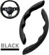 New Fluffy Anti-Skid Steering Wheel Cover Segmented Protector Safe and Non Slip Car Accessory and Durable Easy to Install for Steering Wheels of U...