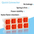 20pcs Push-in Wire Connecters 4 Port, Wire Quick Connection Terminal, 18-12 AWG / 0.75-2.5mm²...