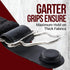 Hold’Em Garter Grip Shirt Stays MADE IN USA Ultra Soft Plush Elastic with Durable Everlasting Garter Grips - Stirrup...