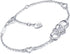 Billie Bijoux Women Bracelets 925 Sterling Silver Infinity Heart White Gold Plated Cubic Zirconia Adjustable Bracelet Best Gifts for Women...