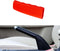 1 Pack Handbrake Protective Cover,4.8" x 1.65" x 1.41" Silicone Wavy Handle Cover for Car, Automotive Interior Accessory, Fits Most Cars (Red)...