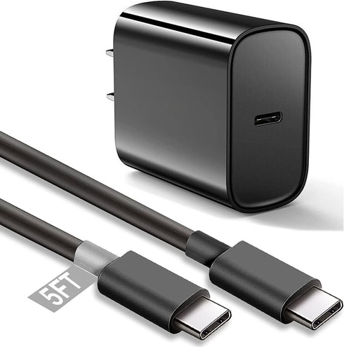 18W Fast Charger Compatible for Motorola Moto G Power 2022/G Stylus 2021, G Fast, G Play, G Pure, G7 Play, Motorola One 5G Ace/Fusion+/Edge Plus/Z...