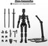 ?Assembled? T13 Action Figure, Samurai Style Titan 13 Action Figure Set with Bracket and 6 Weapons Dummy 13 Action Figure Nova 13 Lucky Multi-Join...