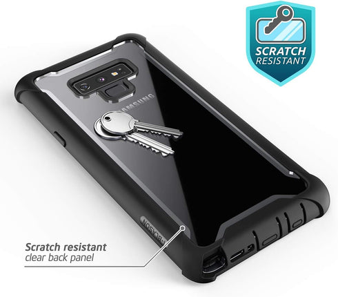 i-Blason Ares Designed for Galaxy Note 9 Case, Full-Body Rugged Clear Bumper Case with Built-in Screen Protector for Galaxy Note 9 2018 Release, B...