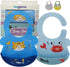 Silicone Baby Bibs for Babies, Toddlers (6-72 months) Silicone Bibs for Boy, Girl, Baby Gifts, Baby Shower 2 Pack...