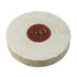 ?????????????? 6'' x 1'' Spiral Sewn Rigid Sisal Buffing Wheel - 5/8 Inch Arbor Hole Rigid Sisal Buffing Polishing Wheel for Bench Grinder, Die Gr...