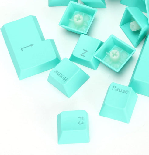 PBT Keycaps, 108 Keys P9 Mechanical Keyboard Key Backlit Key Character Translucent Key DIY Keycaps,for 61/64/87/104/108 Key Mechanical Keyboards(C...