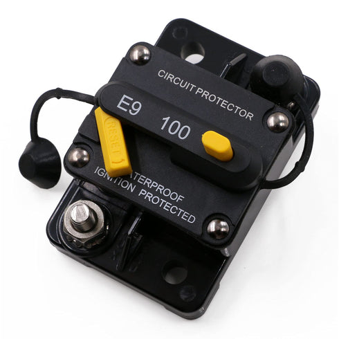 12V-72V 100A Manual Reset Circuit Breaker for RV Car Stereo Audio Electronic Solar LiFePO4 / Lithium Batteries System, Marine Boat Trolling Motor,...