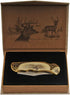 SZCO Supplies Deer Gift Box Folding Knife, Yellow...