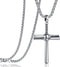 Rehoboth Baseball Bat Cross Pendant Necklace for Men Women with 22+2" Adjustable Stainless Steel Chain Black Gold Silver...