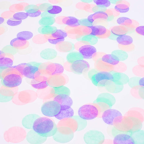 Whaline 1 Inch Paper Confetti Round Tissue Confetti 6000 Pieces Party Circle Paper Table Confetti for Balloon, Wedding, Holiday, Birthday...