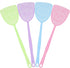 Fly Swatter, 4 Pack Strong Plastic Fly Swat Set Heavy Duty with Long Flexible Handle Multi Pack Assorted Colors...