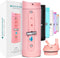 Elemental Iconic Kids Water Bottle with Straw Lid & Charms Strap, Leak-Proof When Closed, Triple Insulated Stainless Steel Reusable Thermos Water ...