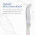 Jean Dubost Laguiole Mini Cheese Knife, Ivory Handle - Rust-Resistant Stainless Steel - Made in France...