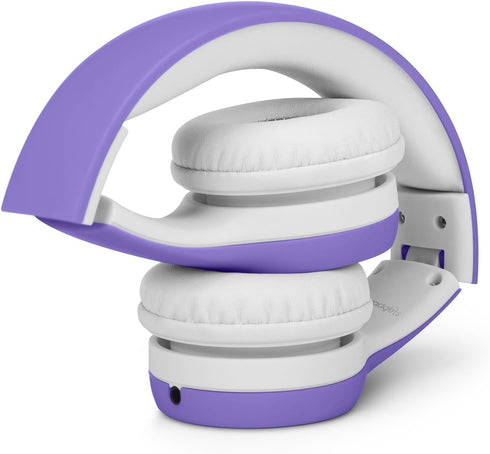 LilGadgets Connect+ Wired Kids Headphones for School w/Microphone, Volume Limiting & Noise Reduction On-Ear Headset w/Cord, SharePort Technology &...