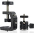 UTEBIT C-Clamp with Mini Ball Head?Desk Clamps Set Aluminum with 1/4 Thread Hole, C-Clamp Mount 360 Degree Rotation Tripod Head with 1/4" hot Shoe...