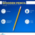 1InTheOffice #2 Wooden Pencil, Woodcase Pencils HB (#2), Black Lead, Yellow Barrel - 36/Pack (24)...