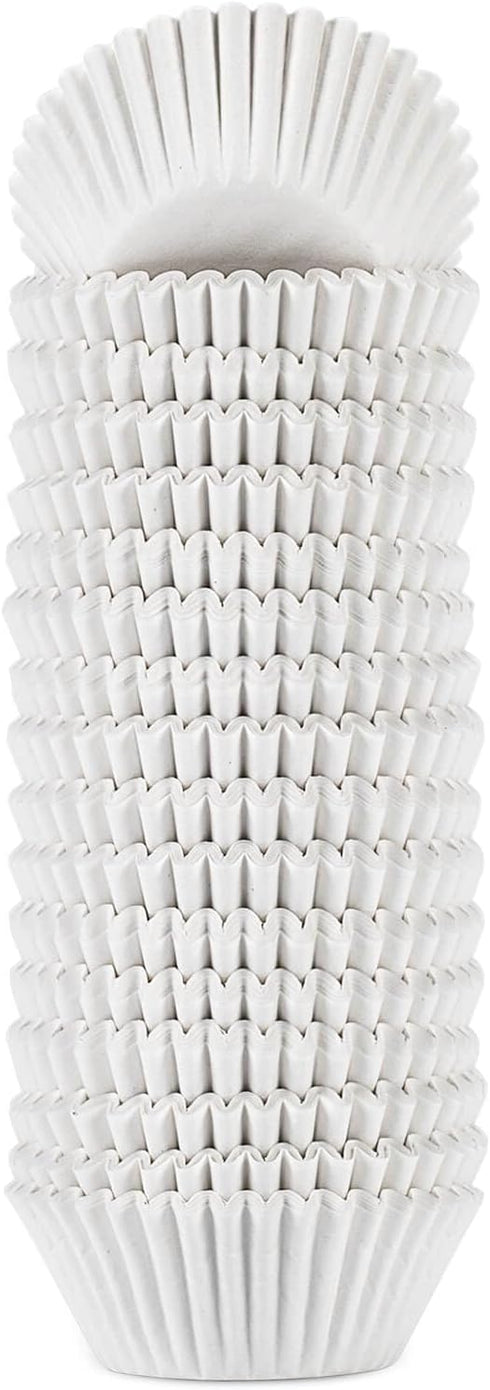 Mini White Muffin Wrappers Cupcake Liners, Baking Cups Paper, 400 Pack...
