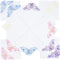 Selected Hanky Women's Cotton Handkerchiefs with Butterfly Lace at Corner, Ladies Hankies 12 Pcs, Handkerchiefs of Textiles...