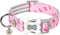 ARING PET Valentine's Day Dog Collar-Cute Pink Heart Dog Collar, Adjustable Pet Collars Puppy Collar with Quick Release Buckle for Small Medium La...