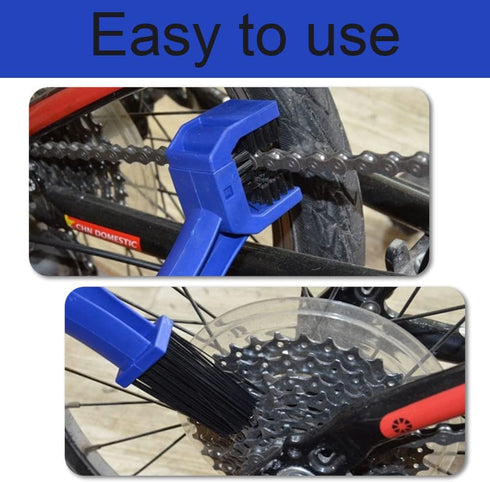 Motorcycle Chain Brush Efficient Bike Chain Brush Portable Bike Gear Cleaning Brush for Motorcycle Bicycle Cleaning Accessories...
