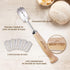 Bread Story Danish Whisk Dough Lame Slashing Tool And Wooden Scraper Tool Used for Pastry Baking Sourdough Starter Kit Set of 3...