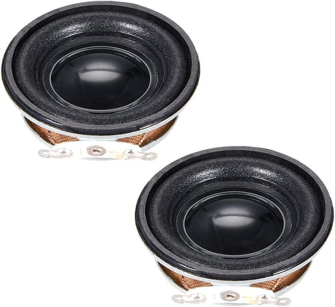 uxcell 3W 4 Ohm DIY Speaker 40mm Round Shape Replacement Loudspeaker 2pcs...