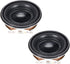 uxcell 3W 4 Ohm DIY Speaker 40mm Round Shape Replacement Loudspeaker 2pcs...