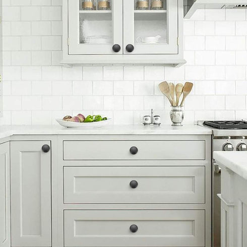 Ravinte 1 Pack Kitchen Cabinet Knobs Dresser Knobs Drawer Knobs Matte Black Zinc Knobs Drawer Pulls Door Knobs Dresser Drawer Handles Knobs for Dr...