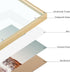 Frametory, 8x10 Metal Picture Frame with Mat for 5x7 Picture & Real Glass, Aluminum Photo Frame Collection (Gold, 1 Pack)...