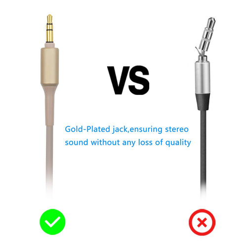 WH-1000XM3 Replacement Headphone Audio Cable Cord Compatible with Sony WH-1000XM4 MDR-1000X MDR-XB950BT MDR-10R MDR-10RC MDR-10RBT MDR-NC50 MDR-NC...