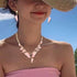 HSQYJ Fashion Color Enamel Crystal Leaf Statement Jewelry Set Elegant Floral Plant Rhinestone Pendant Necklace and Dangle Earrings for Women Gifts...