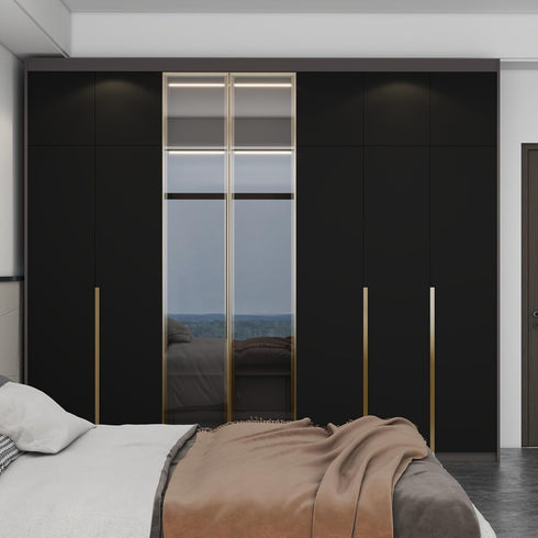 DUUEIHUER Black Wallpaper Peel and Stick Wallpaper Decorative Contact Paper Waterproof Wallpaper Suitable for Kitchen Cabinet Wallpaper Bedroom Wa...