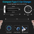 Android Car Charger Type C Cigarette Lighter Adapter with USB C Coiled Fast Charging Cable for Samsung Galaxy A15/A14 5G/A54/A53 5G/A23/A13/A03S/Z...