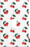 Cherry Single Toggle Light Switch Cover Cute Fruits Pattern Red Cherries with Green Leaf Wall Plate Standard 1 Gang Toggle Plug Cover 4.5"x 2.76" ...