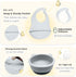 Baby Feeding Set of 4–Made from Premium Food-Grade & BPA-Free Silicone Baby Weaning Set –Durable & Eco-Friendly Toddler Plates, Safe Baby Feeding ...