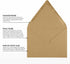 A2 Contour Flap Envelopes (4 3/8 x 5 3/4) - 70lb. 100% Recycled, Grocery Bag Brown (50 Qty.) | Perfect for RSVP Cards, Invitations, Announcements ...