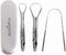 Tongue Scraper Cleaner (3 Pcs) Best Stainless Steel Tongue Cleaner Seller, Use mouth wash, toothpaste for Bad Breath, Improve good Oral Hygiene, H...