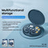Multifunctional Data Cable Storage Box Adaptor for Lightning, USB-C and Micro-USB Devices Universal Data Transfer Cable (Black)......