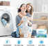 HOMEXCEL Laundry Detergent Sheets Fragrance Free Eco-Friendly, 50 Count, Plastic-Free, Hypoallergenic, Low-Foam, Suitable for HE Washing Machines...