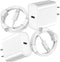 USB C Charger for iPhone Charger Fast Charging 2 Pack 20W Type C Wall Charger Block with 6FT Long USB C to Lightning Cable Compatible with iPhone ...