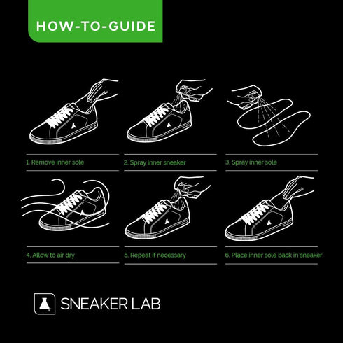 Sneaker LAB Shoe Deodorizer Spray | Eliminate The Source Of Unwanted Shoe Odor, Not Just The Symptoms | 1.7 Fl Oz Bottle...