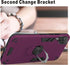 Folmeikat Samsung Galaxy A12 5G Case, 360 Metal Rotating Ring Kickstand Holder Grip Built-in Magnetic Metal Plate Armor Shockproof Flexible Cell P...