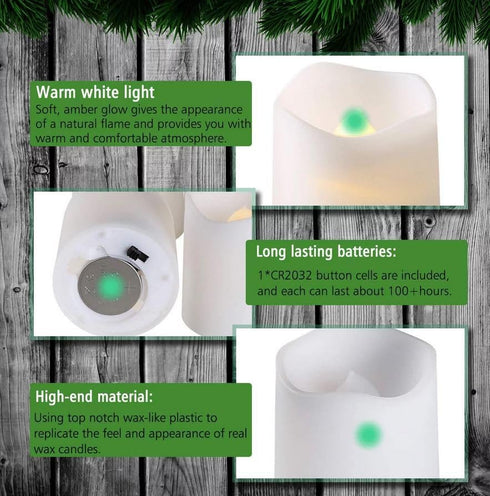 SHYMERY Flameless Votive Candles,Flameless Flickering Electric Fake Candle,24 Pack 200+Hour Battery Operated LED Tea Lights in Warm White for Wedd...