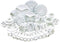 33 Piece Fondant Cake Cookie Plunger Cutter Sugarcraft Flower Leaf Butterfly Heart Shape Decorating Mold DIY Tools...